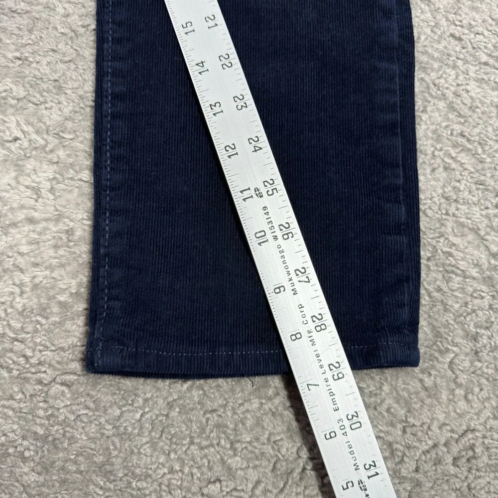 Banana Republic Mens Slim‎ Fit Travel Jean Corduroy Pants Navy Blue 32x30 750853